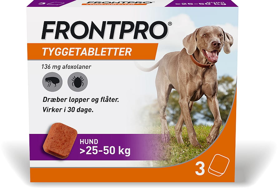 Frontpro Hunde Tyggetabletter 3 stk XL, 25-50 kg