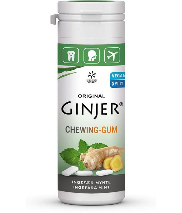 Ginjer GINJER® Ingefær MYNTE Tyggegummi 30 g