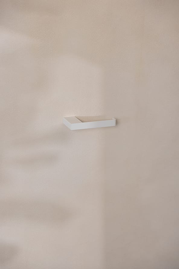 Metallbude Tuali Toiletpapirholder Hvid