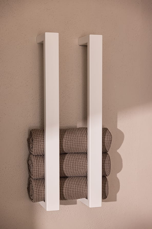 Metallbude Nali håndklædeholder Hvid 2 stk