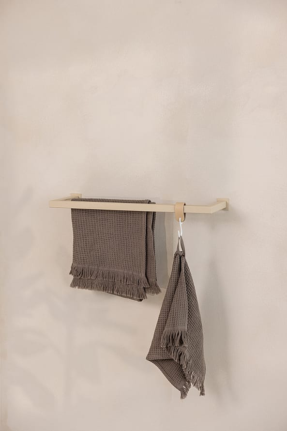 Metallbude Stenni Håndklædeholder Cream Firkantet