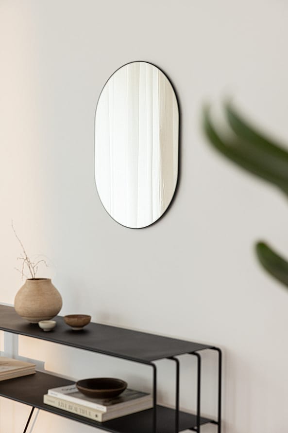 Metallbude Caya Ovalt Spejl