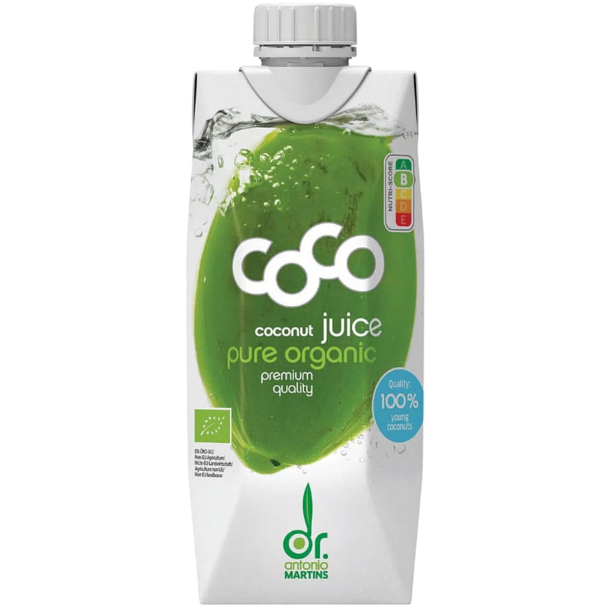 Dr. Antonio Martins Kokosjuice Økologisk 500 ml