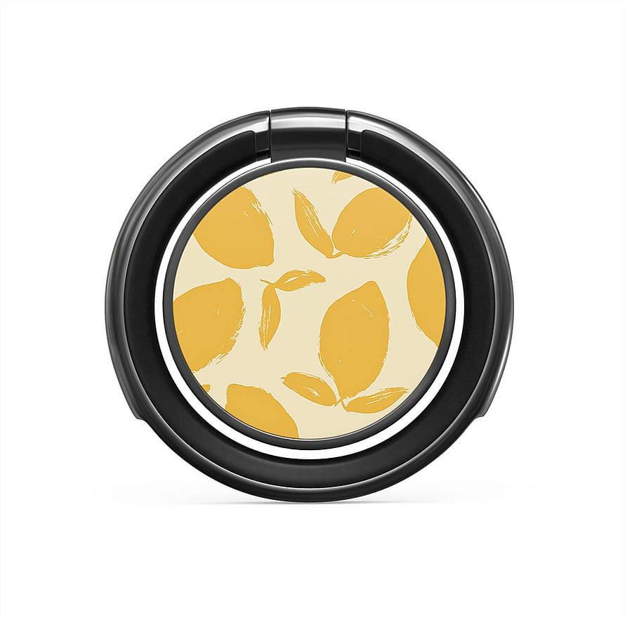 BURGA Universal Ring Holder Gunmetal Lemon Tart