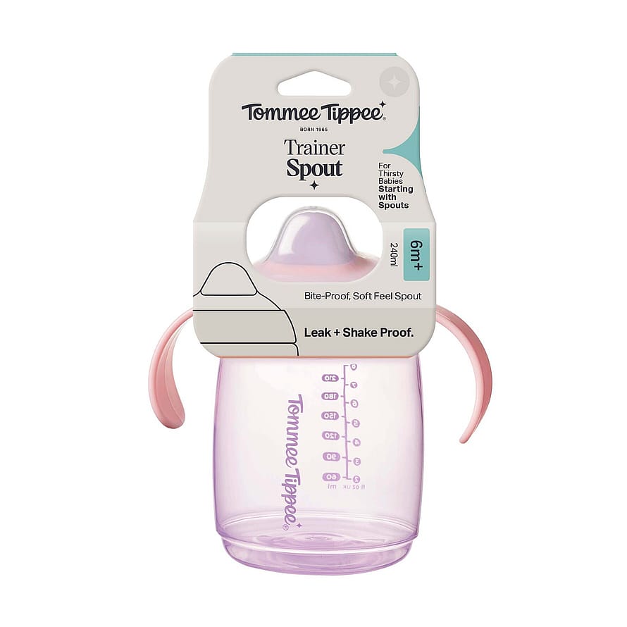 Tommee Tippee Trainer Drikkedunk 6m+ Lyserød 240 ml