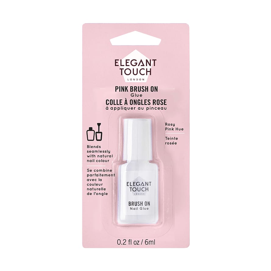 Elegant Touch Pink Brush On Glue 6 ml 6 ml