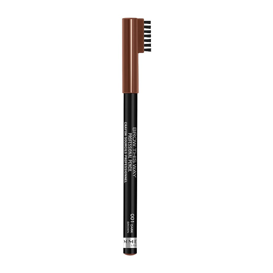 Rimmel Brow This Way Professional Eyebrow Pencil 001 Dark Brown