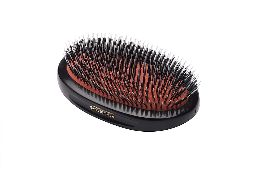 Mason Pearson Hårbørste uden Håndtag BN1M Sort Rubin
