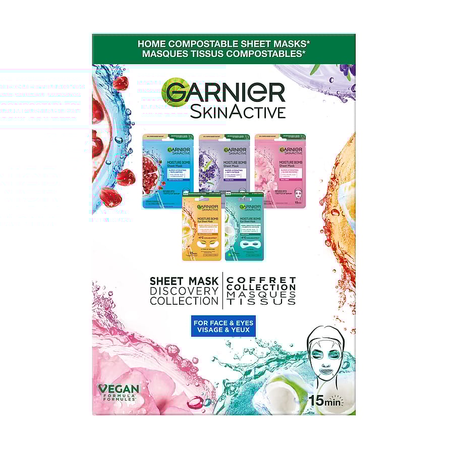 Garnier SkinActive Tissue Mask Discovery Collection