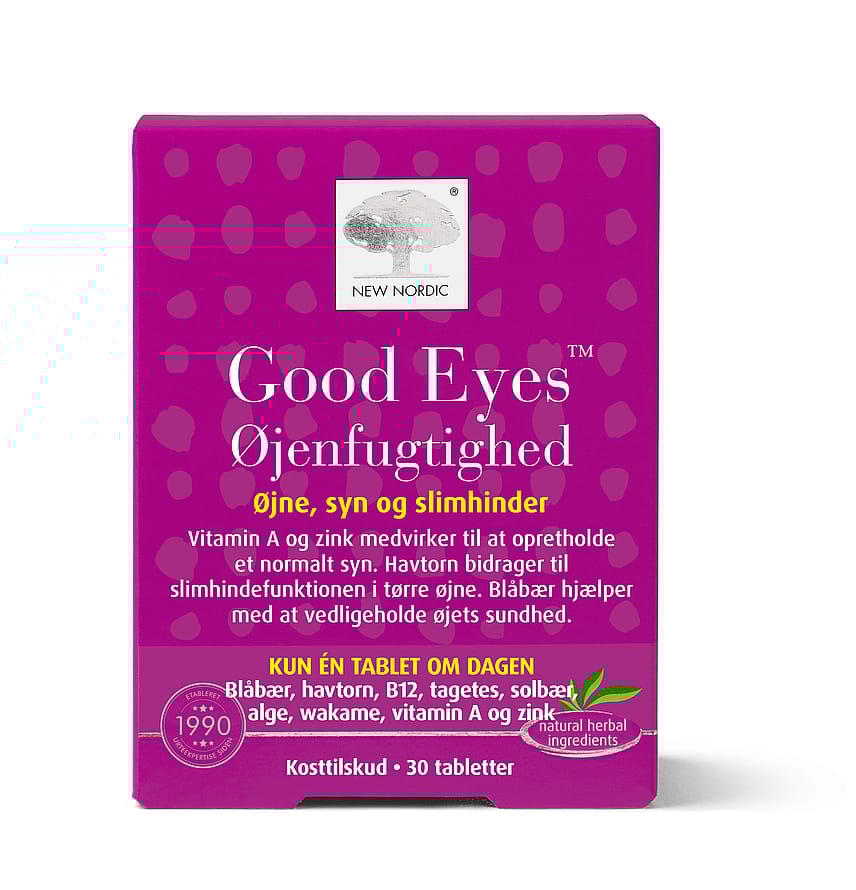 New Nordic Good Eyes Øjenfugtighed 30 stk