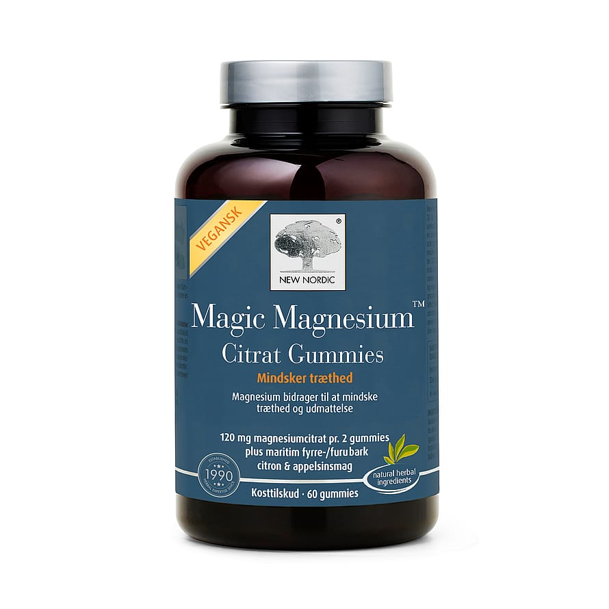 New Nordic Magic Magnesium Citrat Gummies 60 stk
