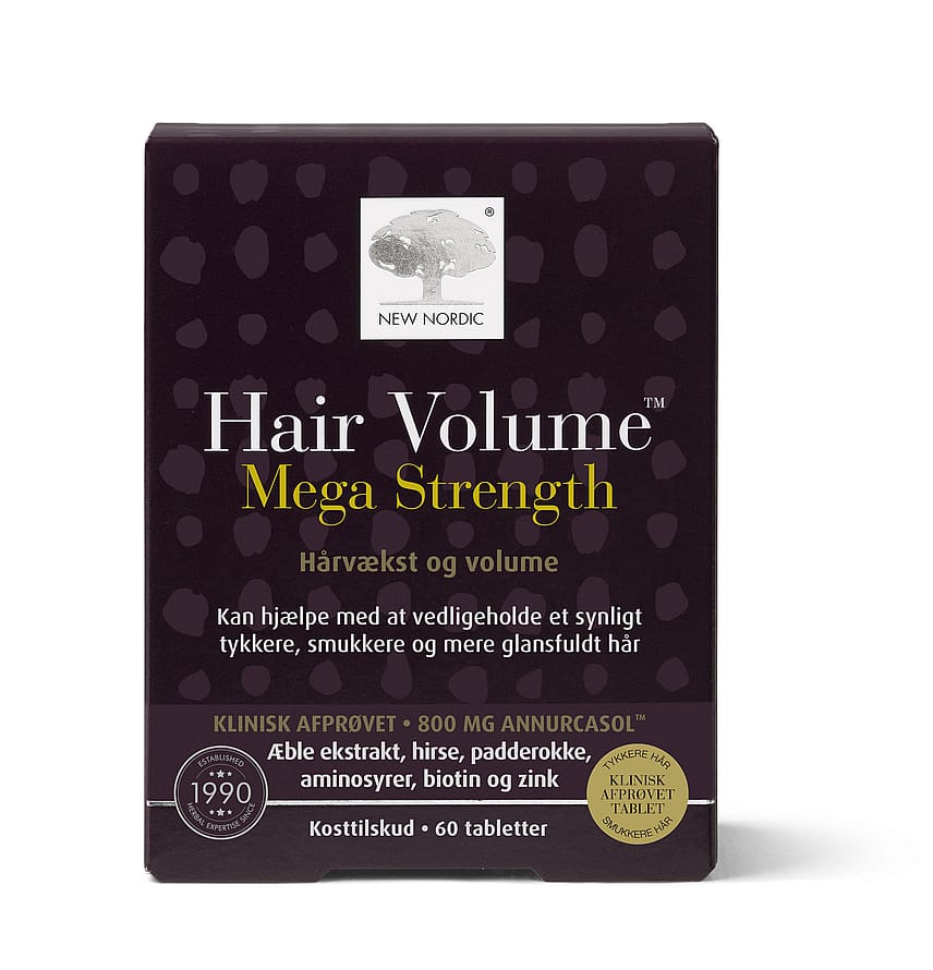 New Nordic Hair Volume Mega Strength 60 stk