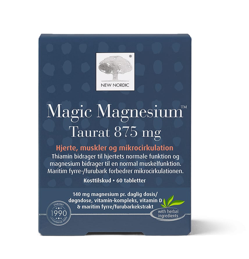 New Nordic Magic Magnesium Taurat 60 stk.