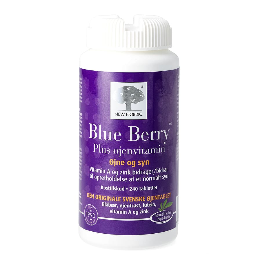 New Nordic Blue Berry Øjenvitamin 240 tabl.