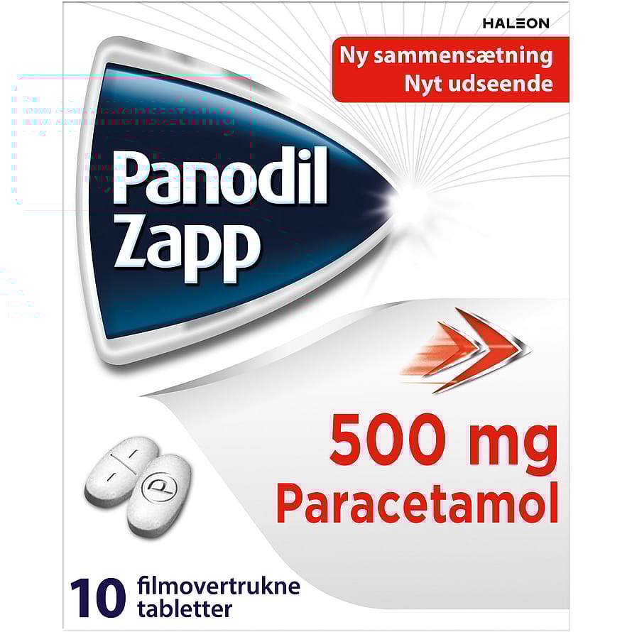 Panodil Zapp 500 mg - 10 stk