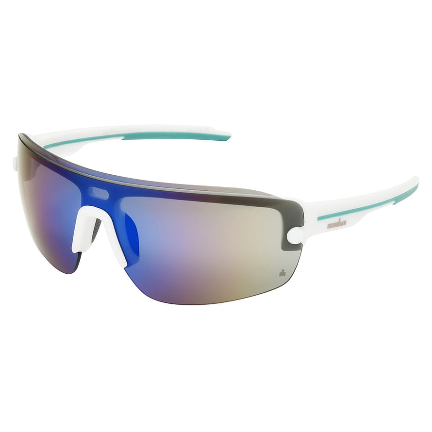 IRONMAN by Foster Grant Sunglasses  White Rimeless With Mirror Lens