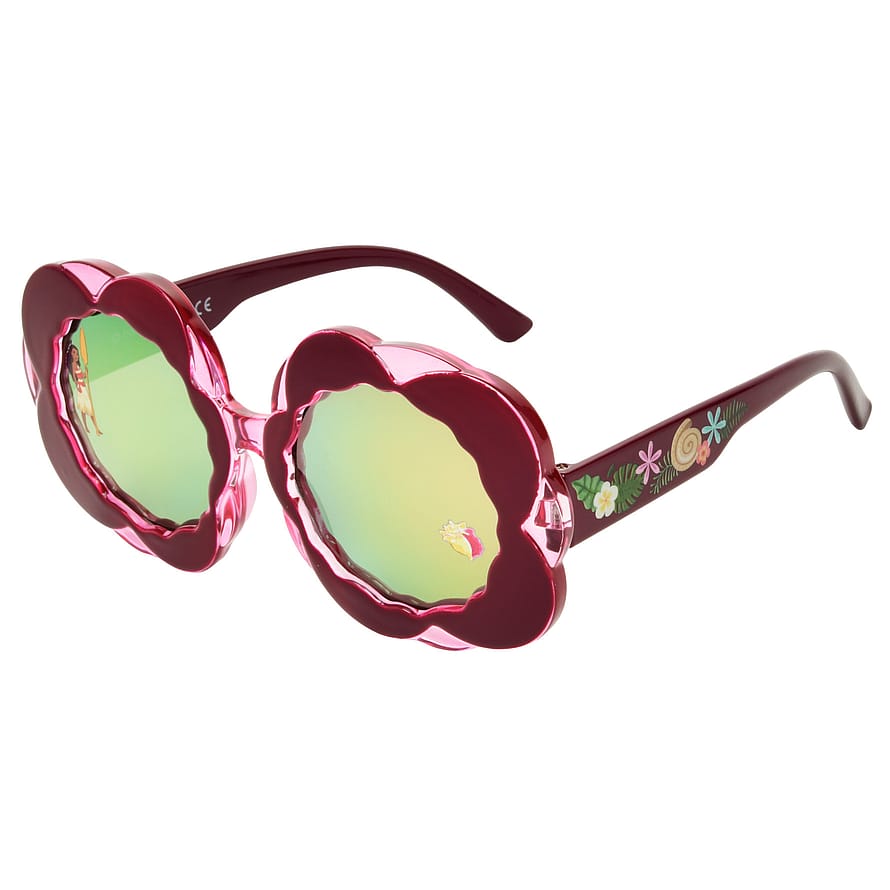 Disney Solbrille Lilo & Stich Dark Red With Flowers Age 4-6 Years