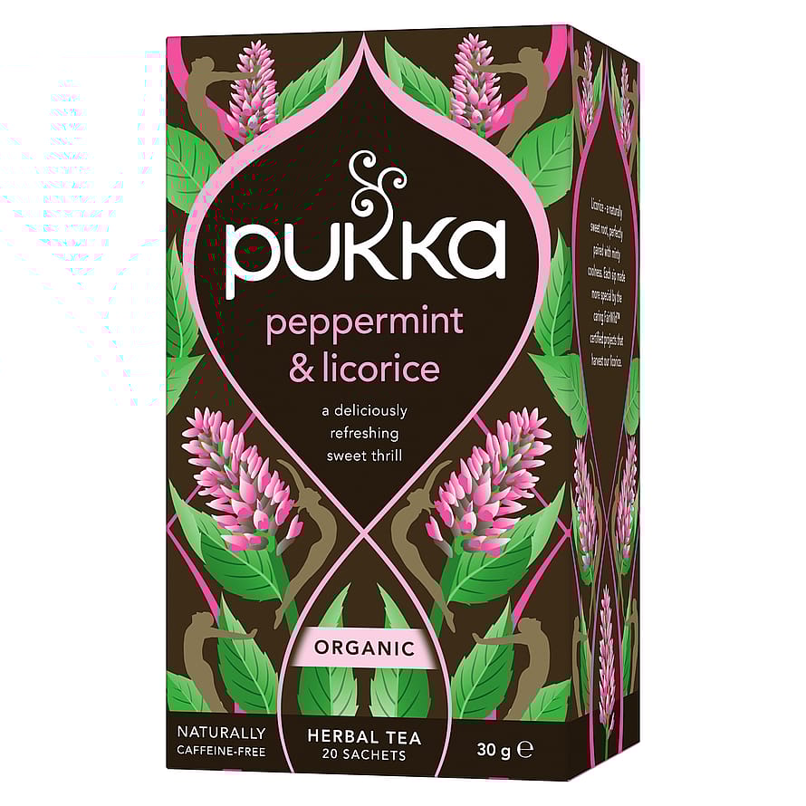 Pukka Peppermint & Licorice te Ø 20 breve