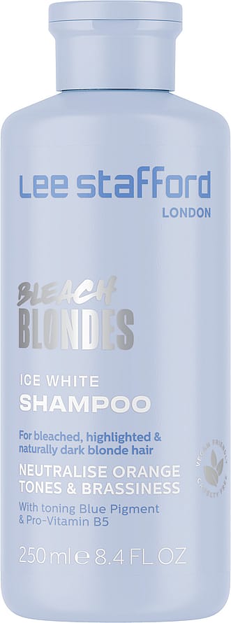 Lee Stafford Bleach Blondes Ice White Toning Shampoo 250 ml