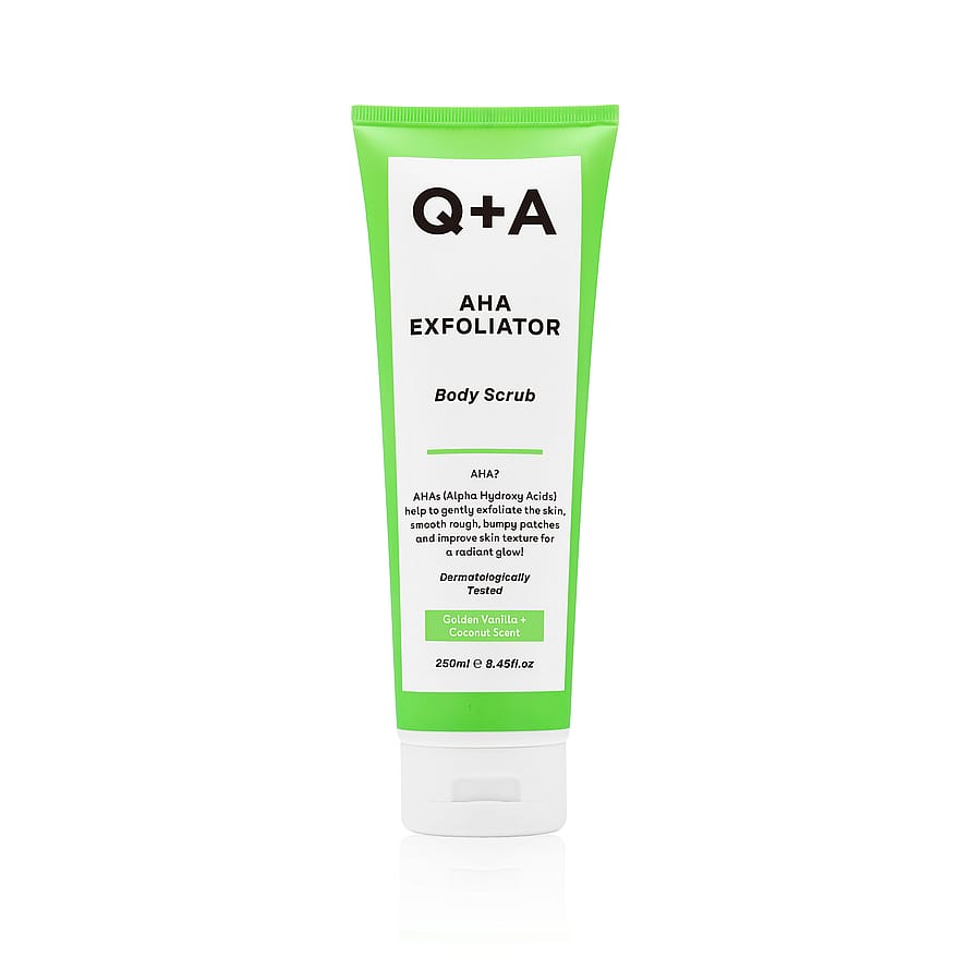 Q+A AHA Exfoliator Body Scrub 250 ml