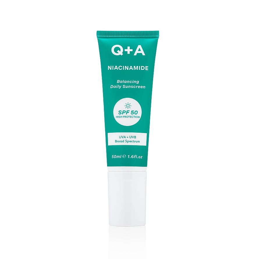 Q+A Niacinamide Balancing Face Sunscreen SPF 50 50 ml