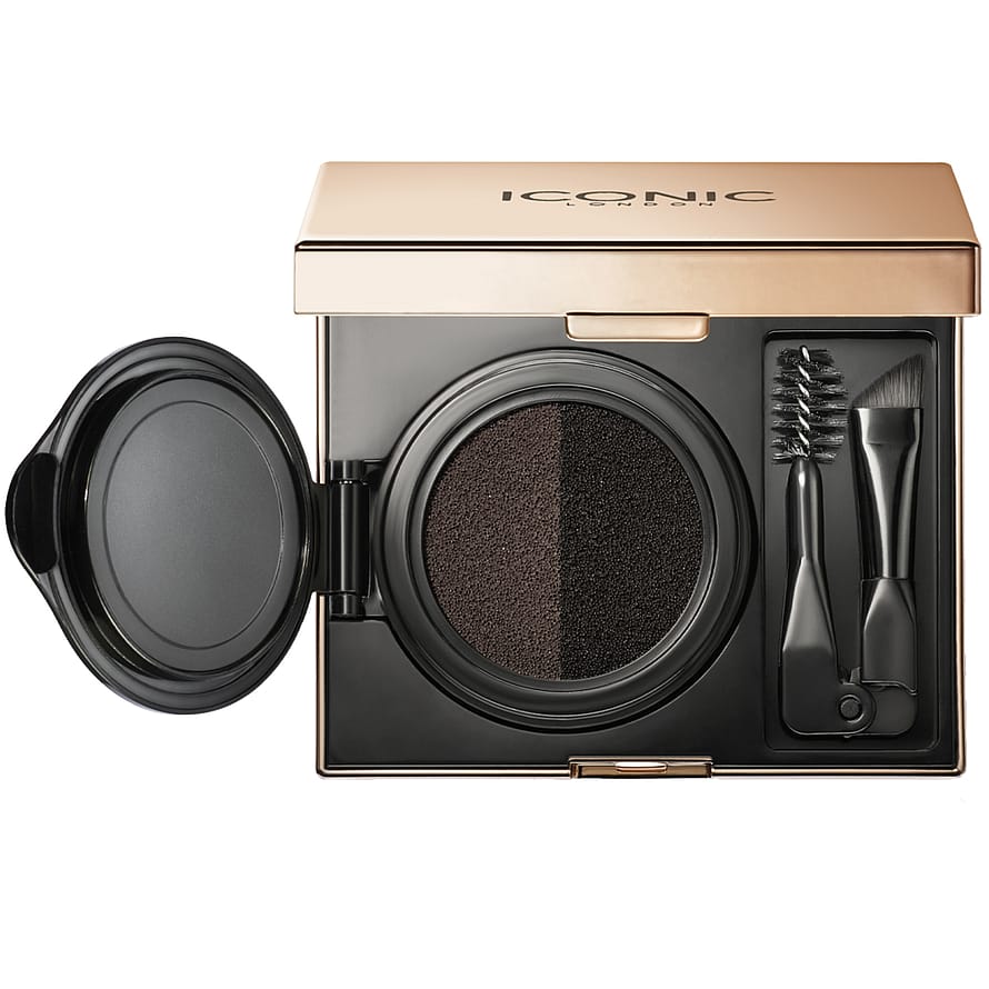 ICONIC LONDON Sculpt & Boost Eyebrow Cushion Black Brown