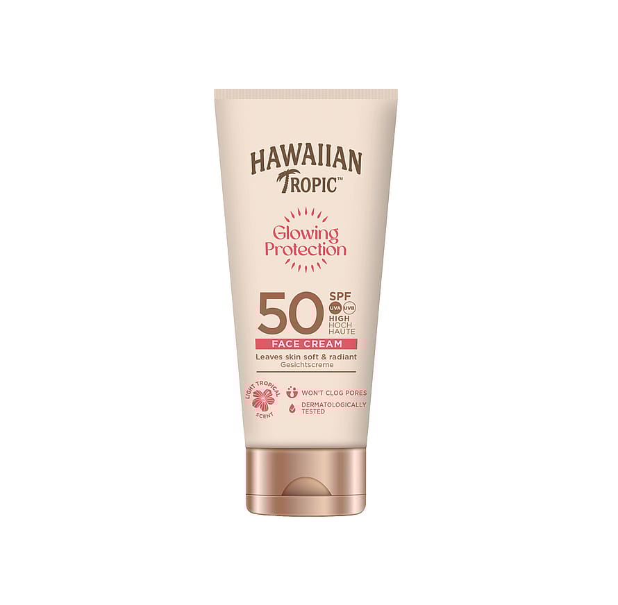 Hawaiian Tropic Glowing Protection Face Lotion SPF50 50 ml