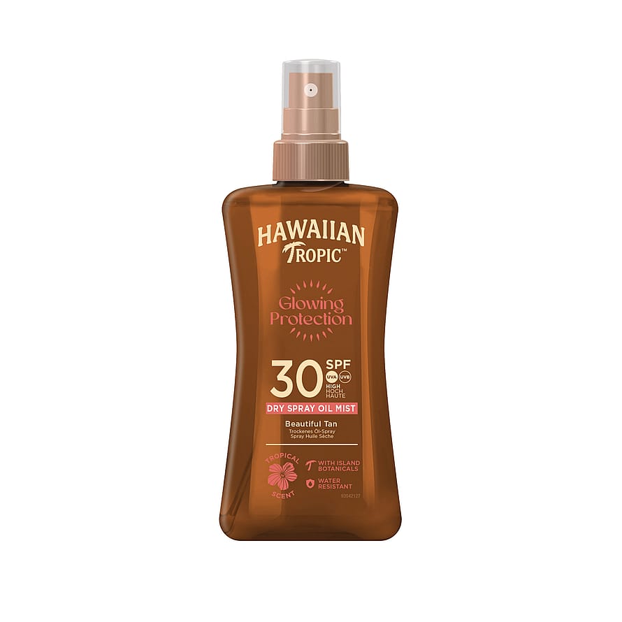 Hawaiian Tropic Glowing Protection Dry Spray Oil SPF 30 200 ml