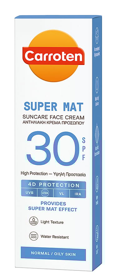 Carroten Super Mat Suncare Face Cream SPF 30 50 ml