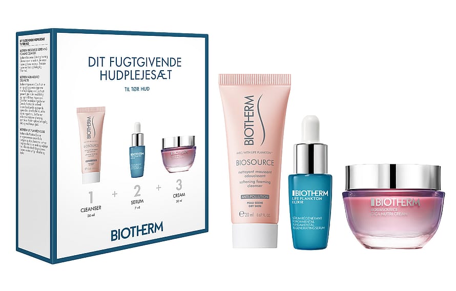 Biotherm Aquasource Cica Nutri Fugtgivende Sæt Til Tør Hud