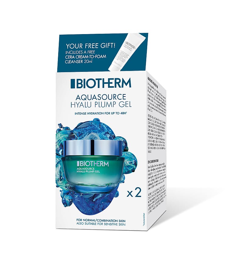 Biotherm Aquasource Hyalu Plum Gel Duo Gaveæske