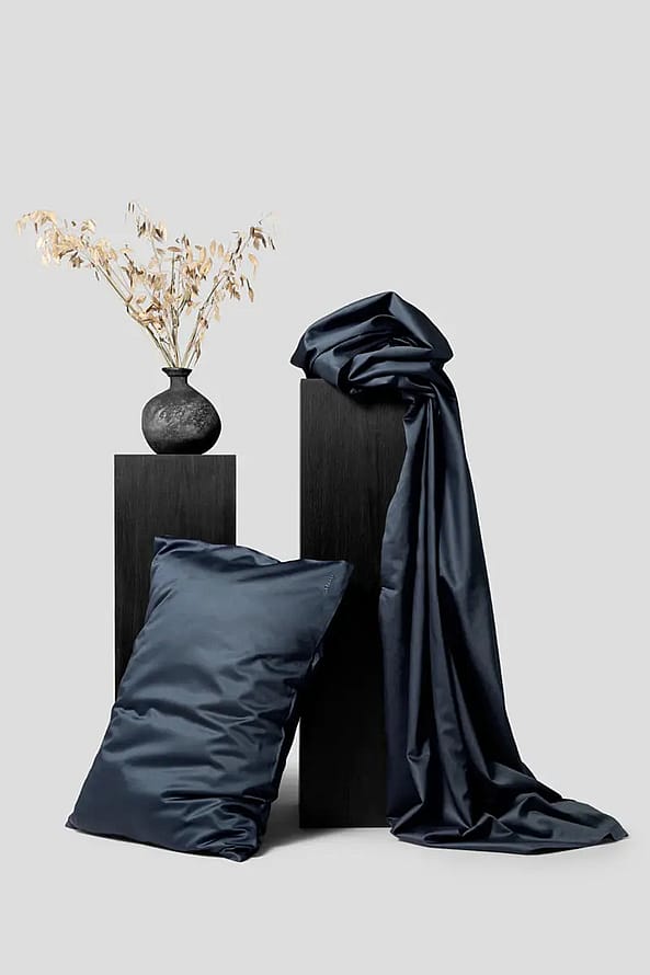 Abate Dynebetræk Dark Blue 140x200 cm