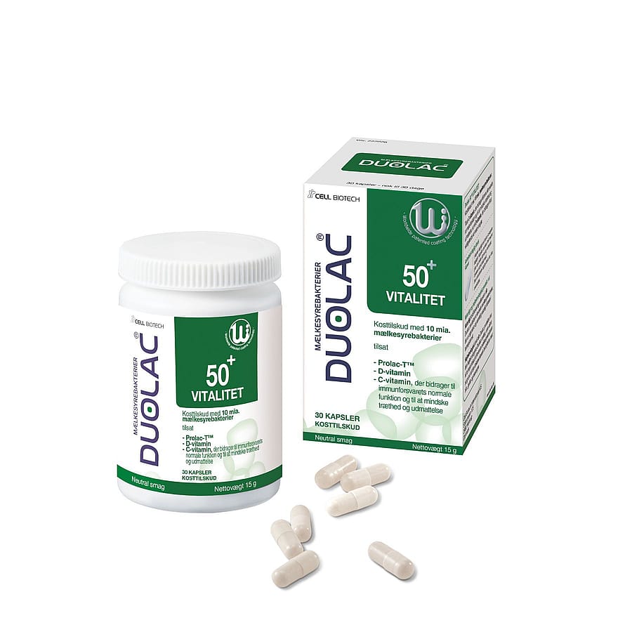 DUOLAC 50+ Vitalitet 30 stk