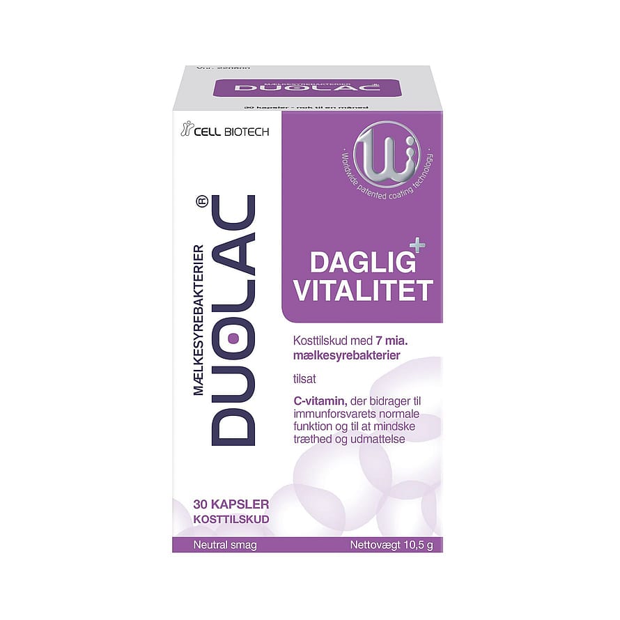 DUOLAC Daglig+ Vitalitet 30 stk