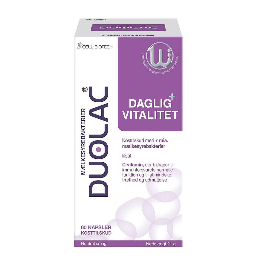 DUOLAC Daglig+ Vitalitet 60 pcs