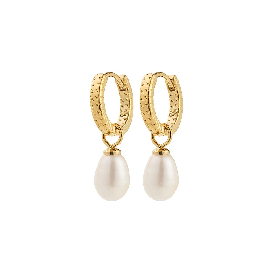 Pilgrim Elliana Øreringe Guldbelagt