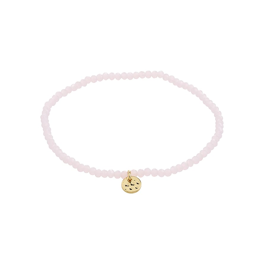Pilgrim Indie Armbånd Guldbelagt - Rosa