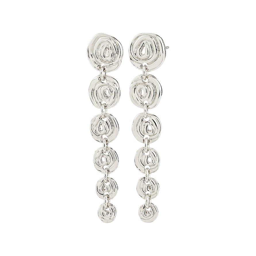 Pilgrim Øreringe Air Sølvbelagt