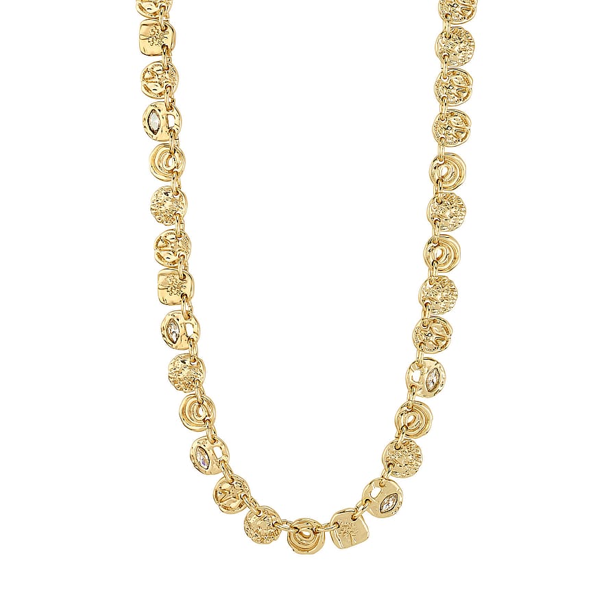 Pilgrim Halskæde Fire Guldbelagt