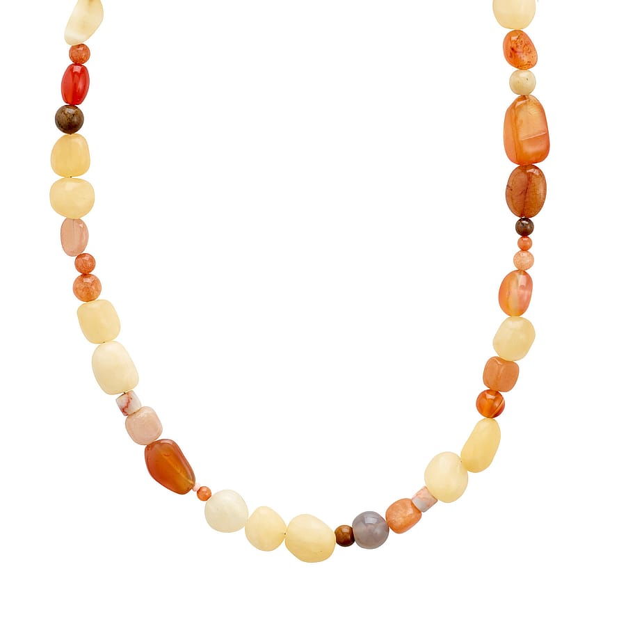 Pilgrim Halskæde Iris Multi Sølvbelagt