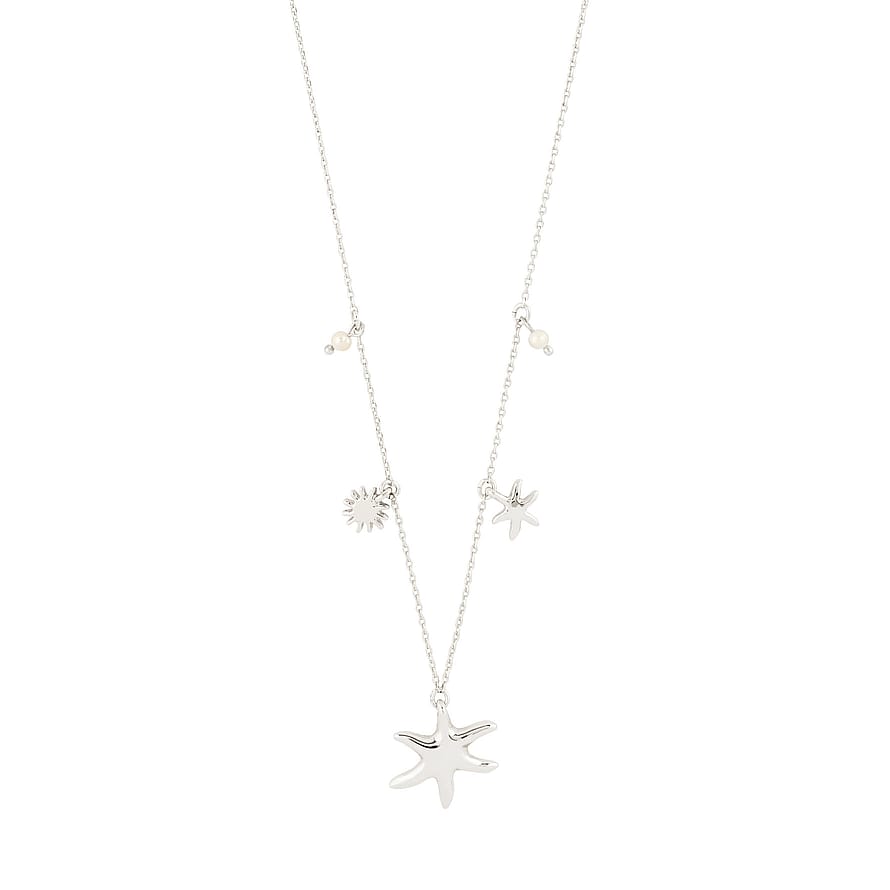 Pilgrim Prism Necklace Silver-Plated