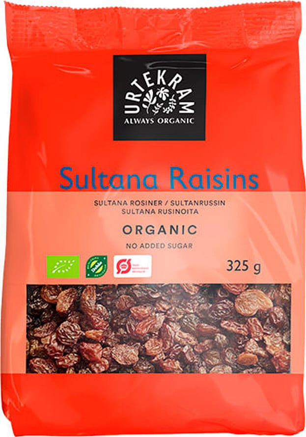 Urtekram Sultana Rosiner Ø 325 g