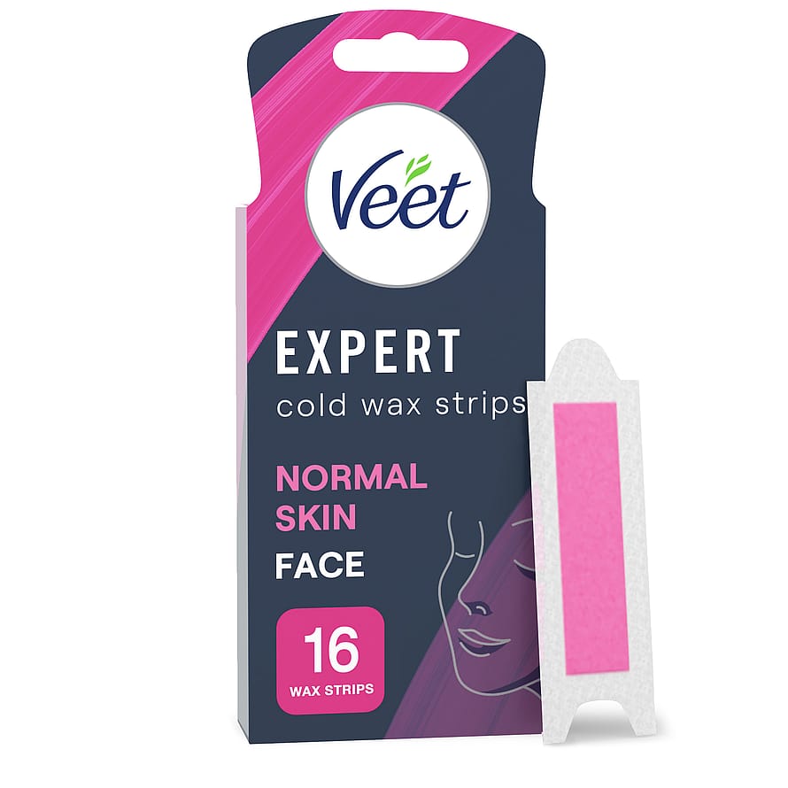 Veet Cold Wax Strips Face 16 stk