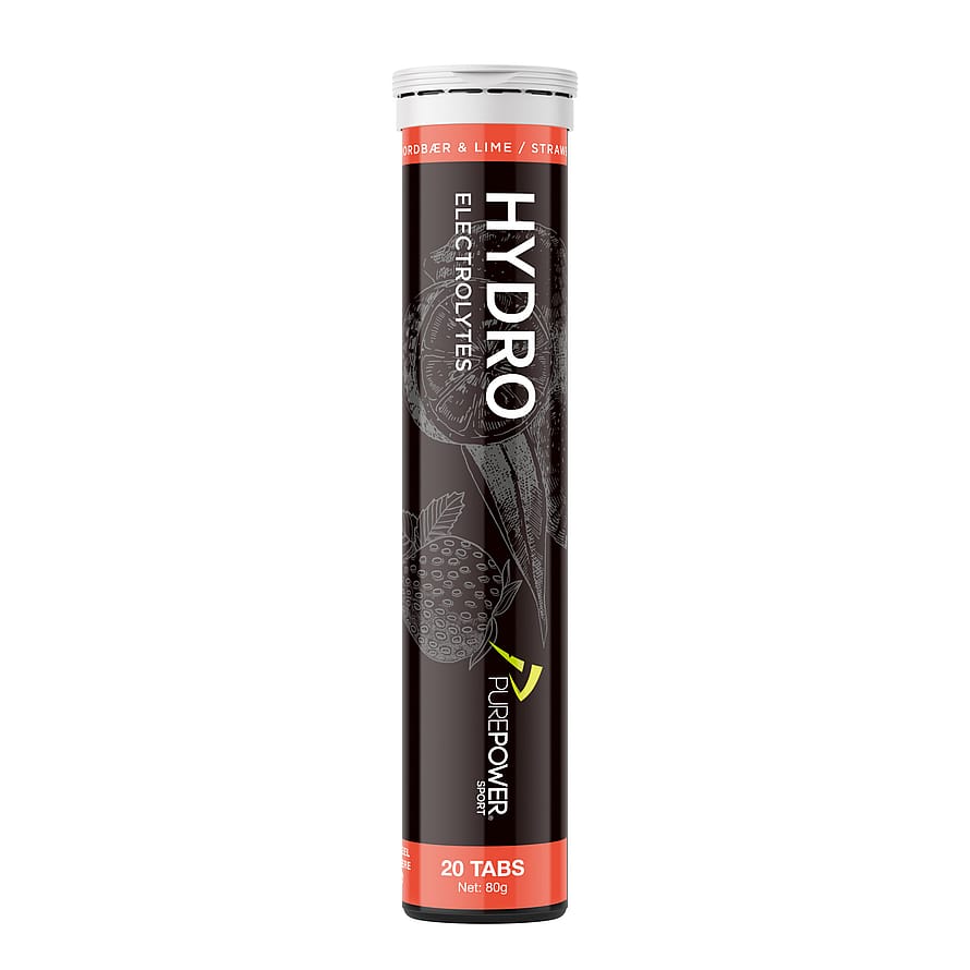PurePower Hydro tabs Jordbær & Lime 20 stk