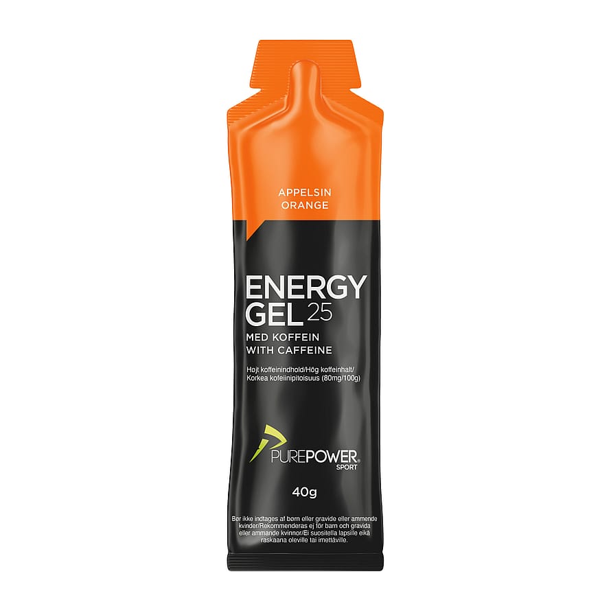 PurePower Energy Gel Appelsin Koffein 40 g