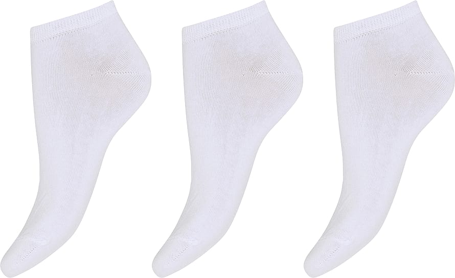 Decoy Sneakers Strømpe 3-pak Hvid 37-41