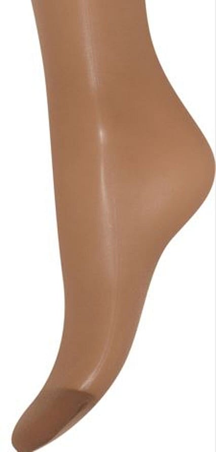 Decoy Ankle Sock Silklook 20 Den 2 Pak Caramel Onesize