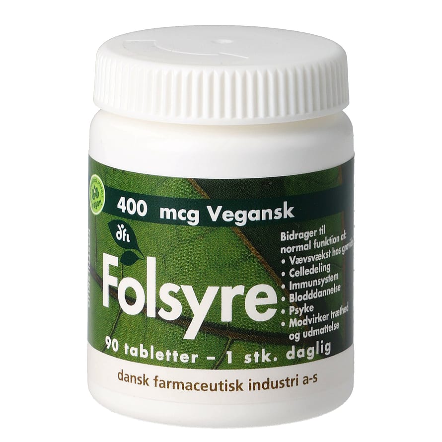 Dansk Farmaceutisk Industri Folsyre 400 mcg 90 tabl.