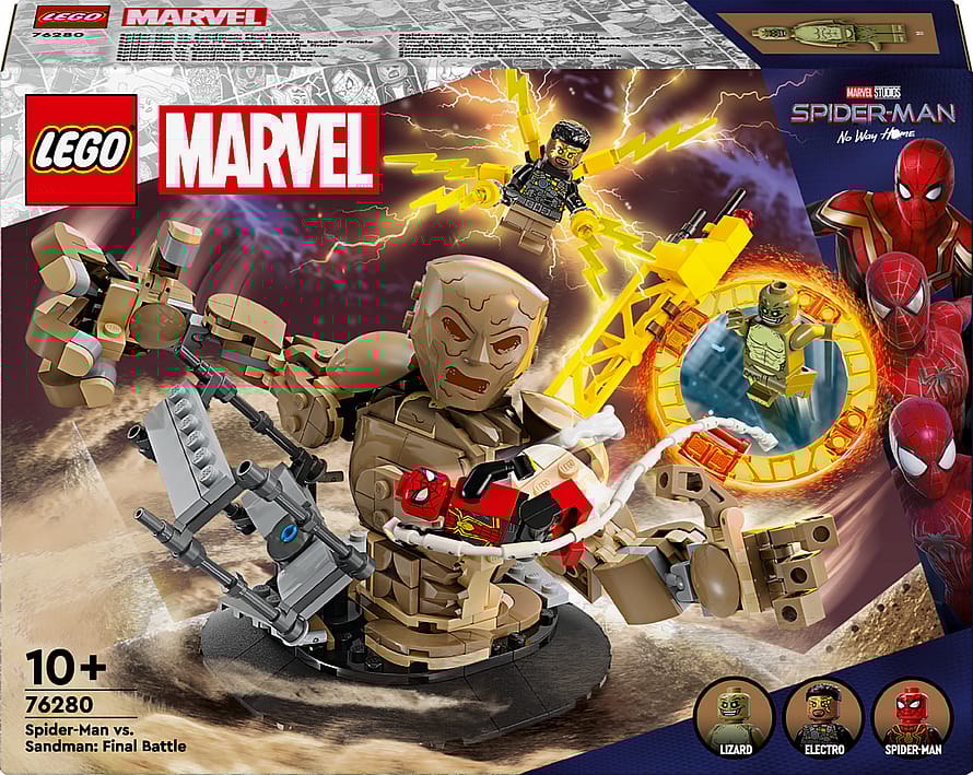 Lego Marvel Spiderman mod Sandman Den Endelige Kamp 76280