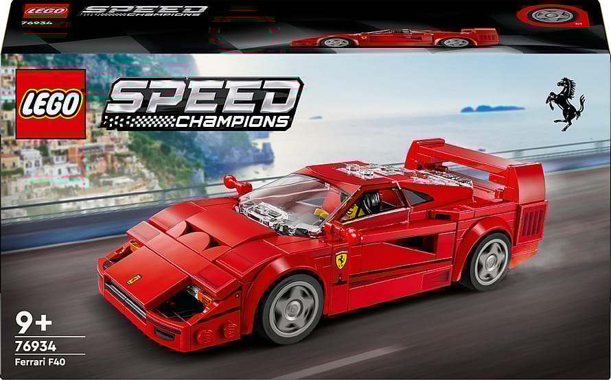 Lego Speed Champions Ferrari F40 Superbil Legetøjsbil 76934